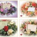 vafe buchet flori cu bilet